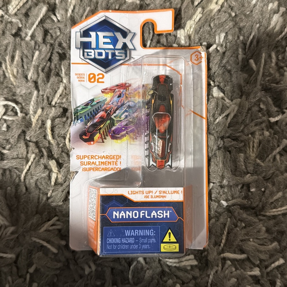 HEX Bots Nano B3 Flash Robot New  Black and Red